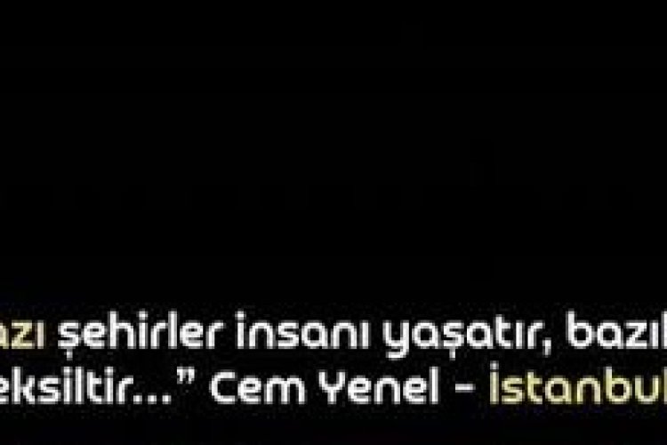 Cem Yenel İstanbul şarkı sözleri