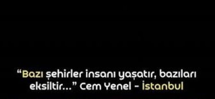 Cem Yenel İstanbul şarkı sözleri