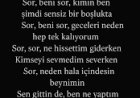 Velet - Beni Gecelere Sor şarkı sözleri