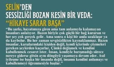Selin HİKAYE SARAR BAŞA şarkı sözleri