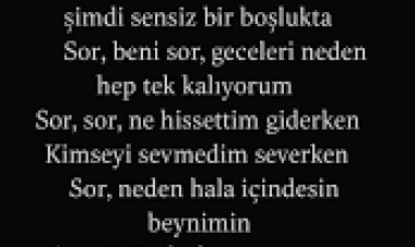 Velet - Beni Gecelere Sor şarkı sözleri