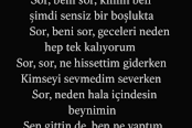 Velet - Beni Gecelere Sor şarkı sözleri